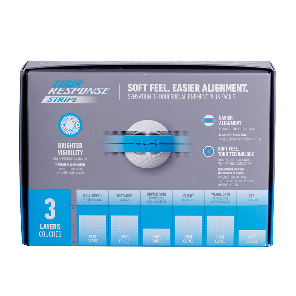 TaylorMade Tour Response Stripe Golf Balls - Maple Hill Golf